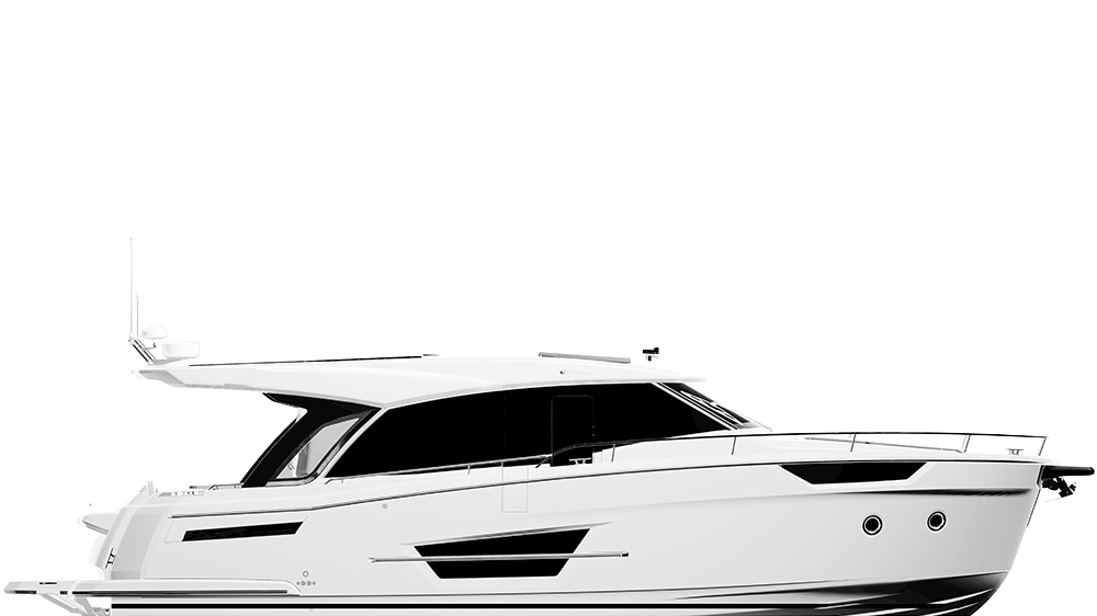 En vit båt